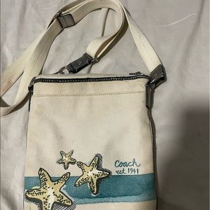 Coach Starfish Teal Turquoise Canvas
Crossbody bag